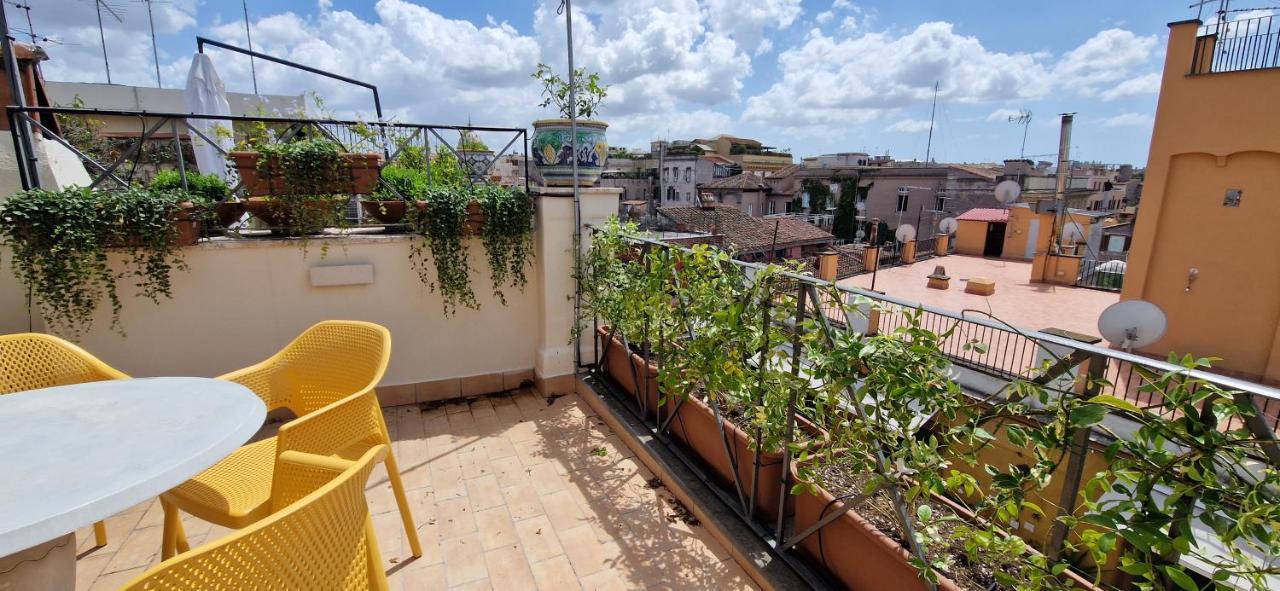 Raffaello Terrace - Near Piazza Navona Apartment โรม ภายนอก รูปภาพ